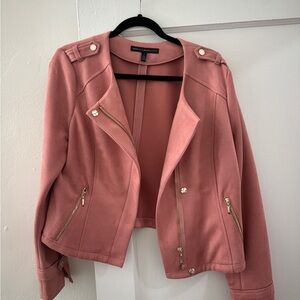 Pink Suede Jacket